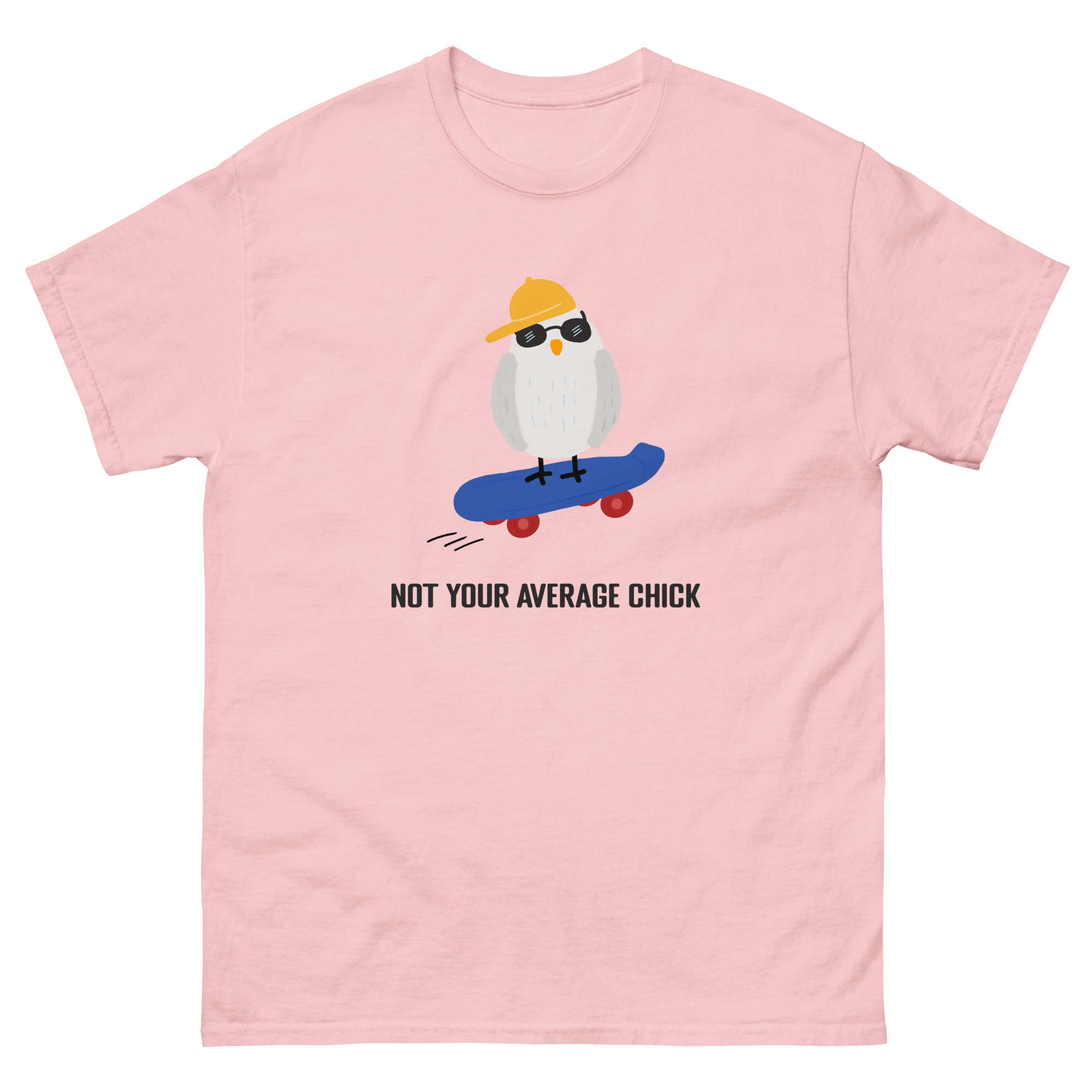 Not Your Average Chick Skateboarding Lover Unisex classic tee - Image 2