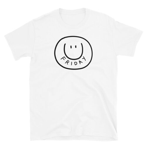 Happy Friday Big Smiling Face Short-Sleeve Unisex T-Shirt