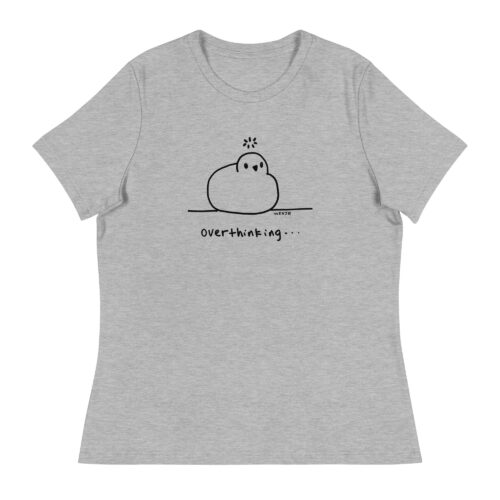 Cute Funny Overthinking Bird Women's T-Shirt